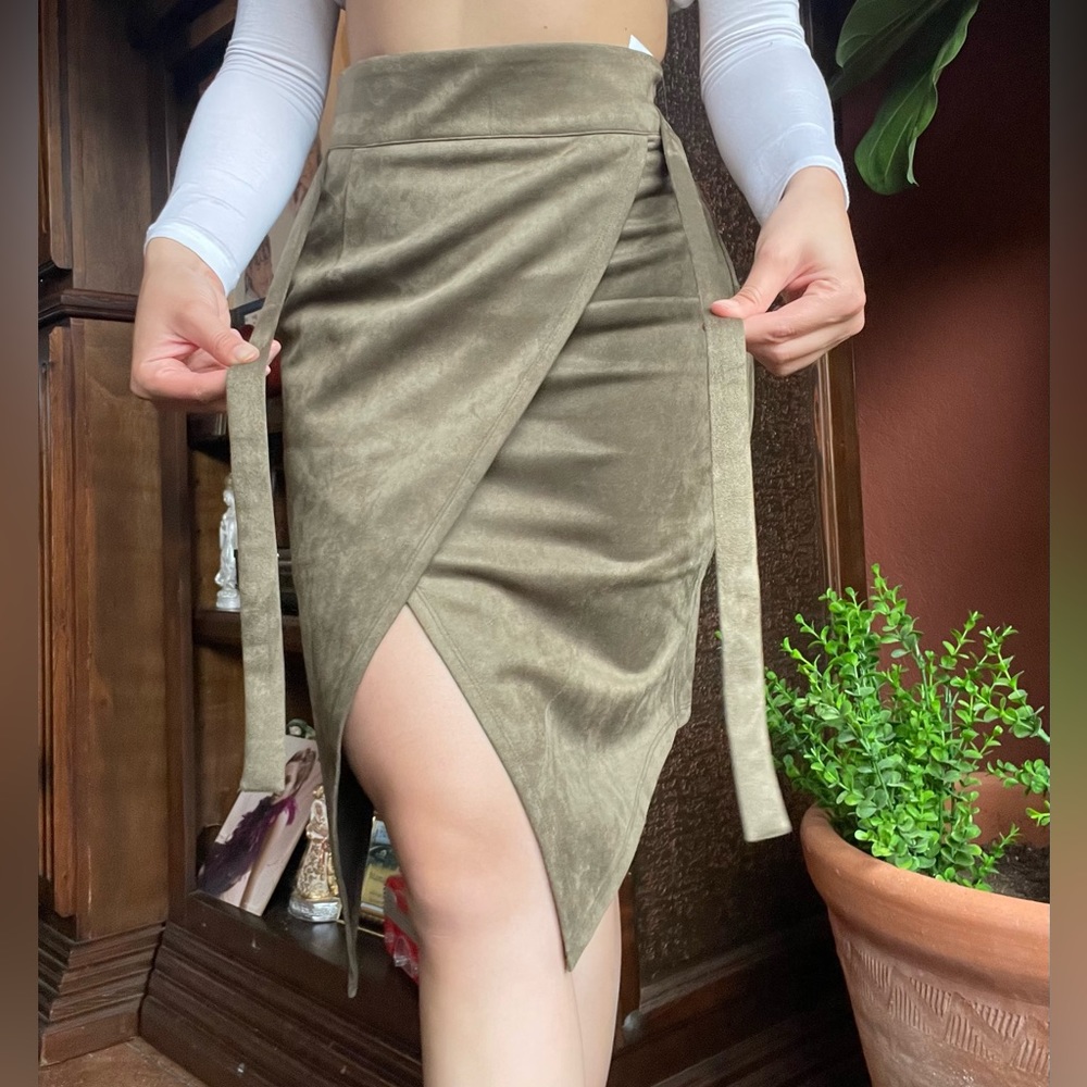 Olive Green Skirt